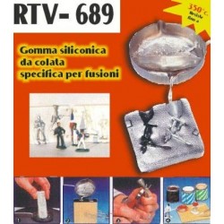 RTV-689 500 Gr. - GOMMA DA COLATA SPECIFICA PER FUSIONI CON LEGHE BASSO FONDENTI